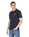 AD by Arvind Solid Sporty Polo Shirt