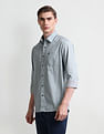 Arrow Sport Geometric Print Slim Fit Shirt