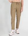 Flying Machine Elasticised Waist Solid Trousers