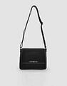 Tommy Hilfiger Printed Black Polyester Sling Bags
