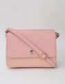 Tommy Hilfiger Logo Beige Pvc Sling Bag