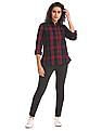 U.S. Polo Assn. Women Regular Fit Checked Shirt