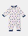 U.S. Polo Assn. Kids Baby Assorted Long Sleeve Romper - Pack Of 2