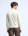 Flying Machine Solid High Neck Sweatshirt