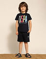 U.S. Polo Assn. Kids Boys Brand Printed Pure Cotton T-Shirt