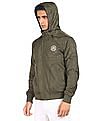 U.S. Polo Assn. High Neck Solid Hooded Jacket