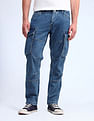 Flying Machine Cobain Loose Fit Blue Jeans