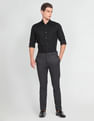 Arrow Newyork Mid Rise Dobby Trousers