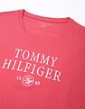 Tommy Hilfiger Red Women's T-shirt for Casual Chic