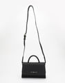 Tommy Hilfiger Logo Black Polyester Sling Bag