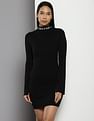 Calvin Klein Intarsia Logo Sweater Dress