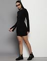 Calvin Klein Intarsia Logo Sweater Dress