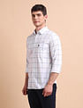 U.S. Polo Assn. Tailored Fit Windowpane Checked Shirt