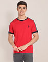 U.S. Polo Assn. Contrast Tape Cotton T-Shirt