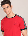 U.S. Polo Assn. Contrast Tape Cotton T-Shirt