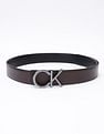 Calvin Klein Printed black Leather reversible Belts