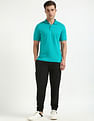 Calvin Klein Jeans Solid Slim-Fit Cotton Polo T-Shirt