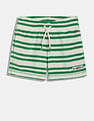 Tommy Hilfiger Kids Girls Striped Relaxed-Fit Cotton Shorts
