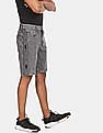 Calvin Klein Men Grey Side Tape Slim Fit Denim Shorts