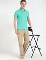 Tommy Hilfiger Solid Slim-Fit Cotton Polo Shirt