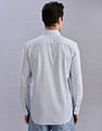 Tommy Hilfiger Striped Regular Fit Plain Woven Shirt