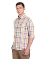 Arrow Sports Tartan Check Manhattan Slim Fit Shirt