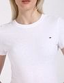 Tommy Hilfiger Solid Slim-Fit Cotton T-Shirt