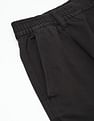 Tommy Hilfiger Kids Sleek Black Solid Trousers