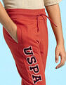 U.S. Polo Assn. Kids Boys Pure Cotton Solid Joggers