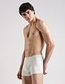 Calvin Klein Underwear Solid Multi Low Rise Trunks - Pack Of - 3