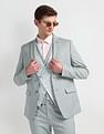 Arrow Solid Tailored Fit Three Piece Suit