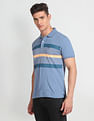Arrow Sports Cotton Striped Polo Shirt