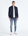 Flying Machine Morrison Skinny Cropped Acid Wash Jeans