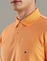 Tommy Hilfiger Solid Regular-Fit Cotton Polo T-Shirt