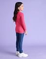 U.S. Polo Assn. Kids Girls Cable Knit Sweater