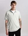 Calvin Klein Jeans Solid Regular Fit Cotton Polo Shirt