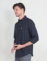 U.S. Polo Assn. Denim Co. Plaid Check Cotton Twill Shirt