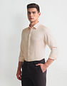 Arrow Patterned Dobby Manhattan Slim Fit Shirt