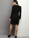 Calvin Klein Belted Waist Solid Blazer Dress