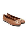 U.S. Polo Assn. Women Metallic Logo Solid Ballerinas