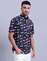 Tommy Hilfiger Printed Regular-Fit Poplin Shirts