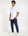 Calvin Klein Solid Stretch Slim Fit Shirt