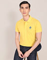 U.S. Polo Assn. Solid Embroidered Logo Pique Polo Shirt