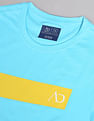 AD by Arvind Crew Neck Printed T-Shirt