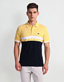 Arrow Sports Colour Block Cotton Polo Shirt