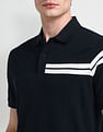 Arrow Sport Horizontal Striped Polo Shirt