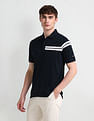 Arrow Sport Horizontal Striped Polo Shirt