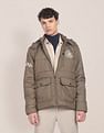 U.S. Polo Assn. Denim Co. Long Sleeve Hooded Puffer Jacket