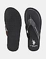 U.S. Polo Assn. V-Strap Brand Print Aldan Flip Flops