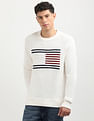 Tommy Hilfiger Graphic Flag Crew Neck Sweater